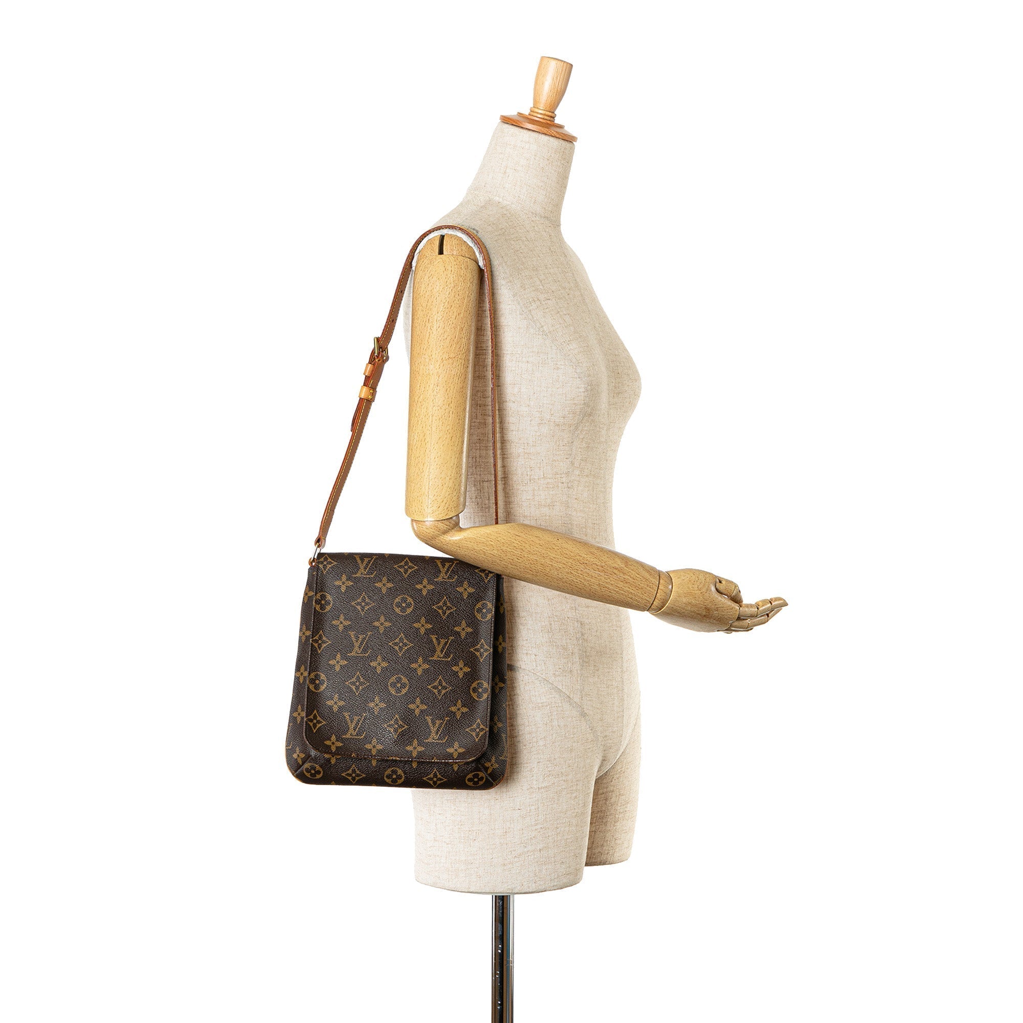 Brown Louis Vuitton Monogram Musette Salsa Short Strap Shoulder Bag