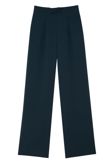 Twisted Waistband Loose Fit Trousers