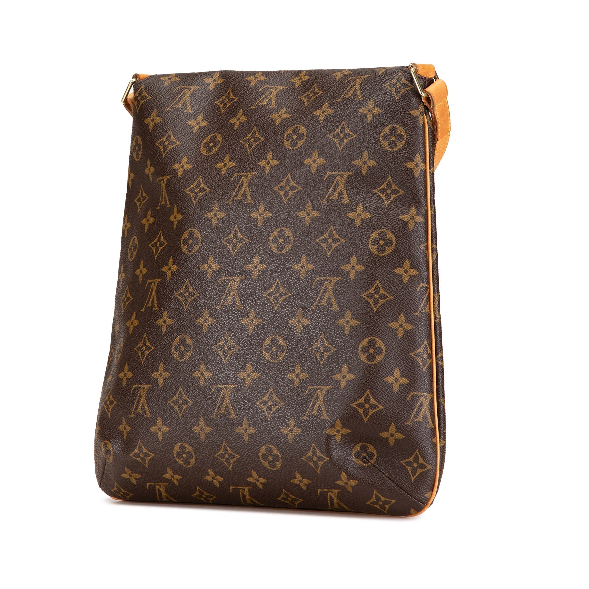 Brown Louis Vuitton Monogram Musette Salsa GM Crossbody Bag