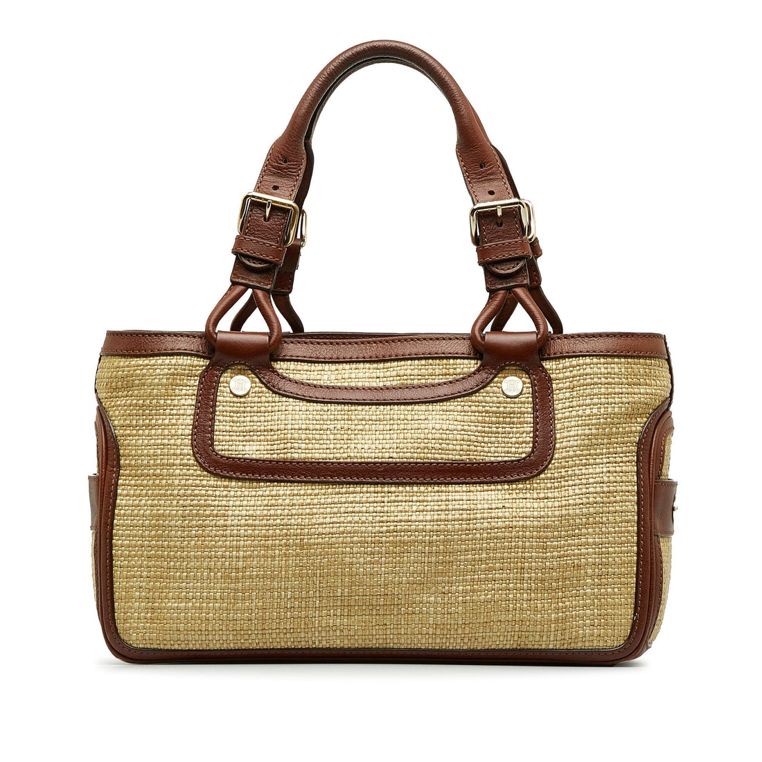 Celine Raffia Boogie Handbag