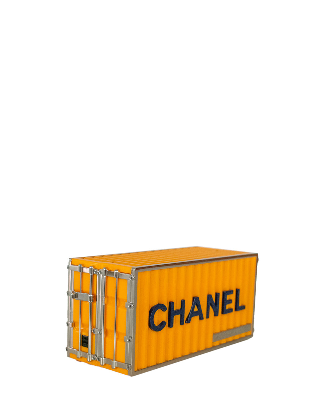 CHANEL Yellow Paris Hamburg Shipping Container Minaudiere Clutch Bag 2017