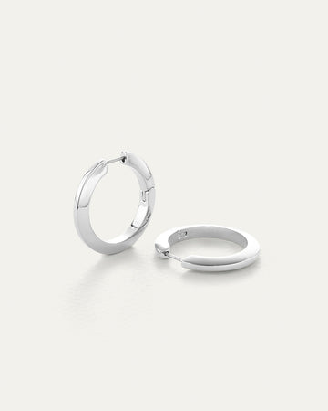 Toni Hinged Hoop Earrings - Medium