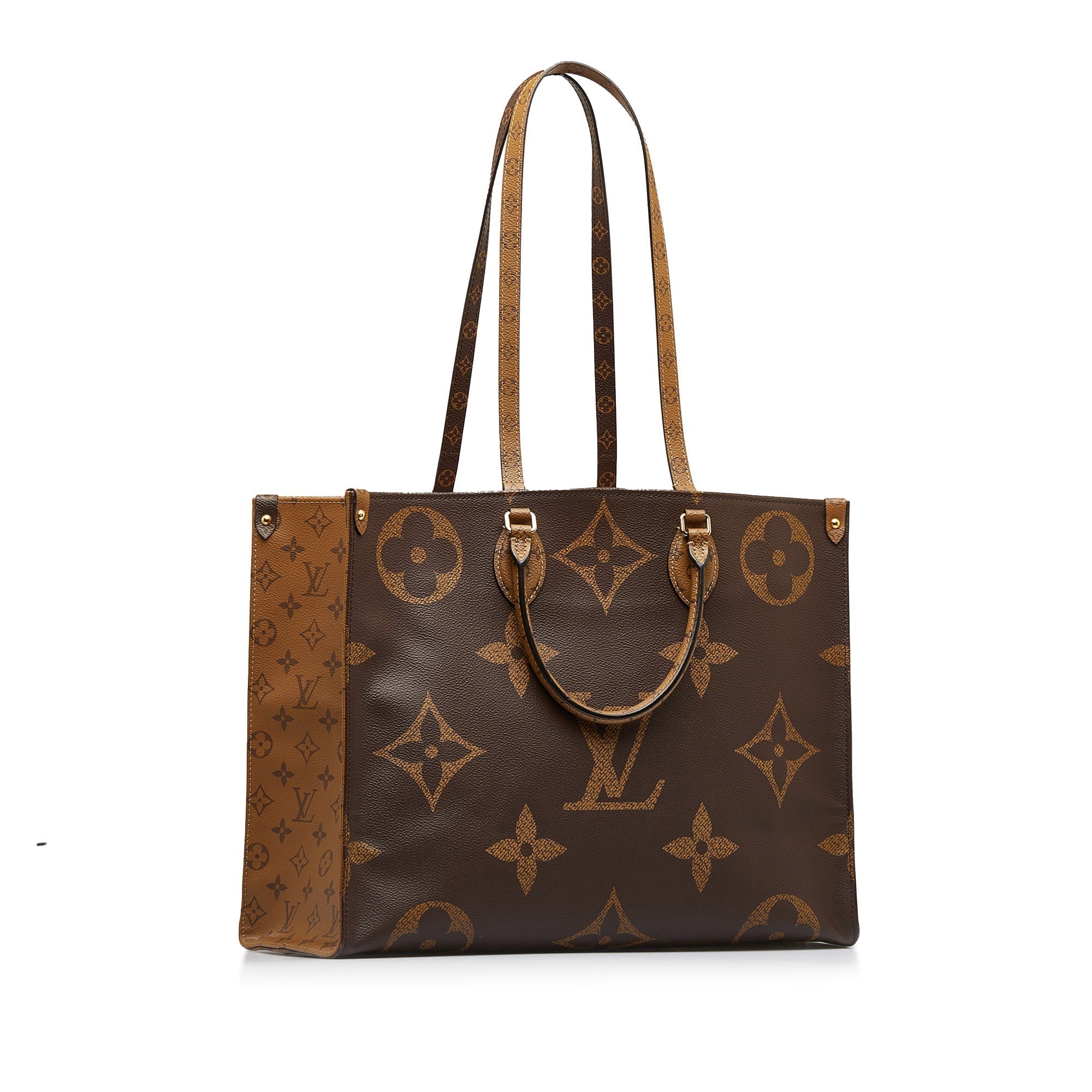 LOUIS VUITTON Monogram Giant Reverse OnTheGo GM Satchel
