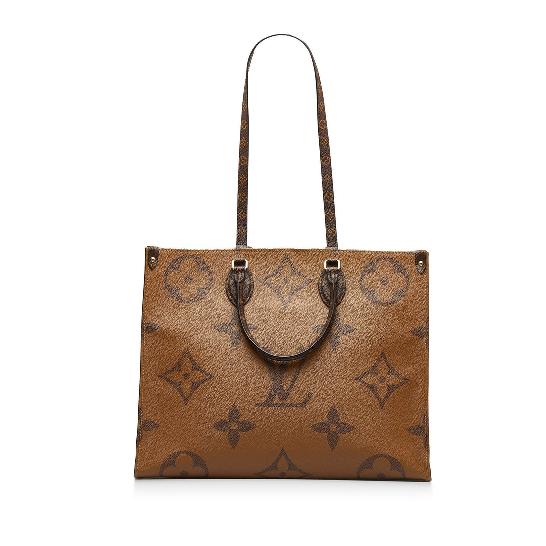 LOUIS VUITTON Monogram Giant Reverse OnTheGo GM Satchel