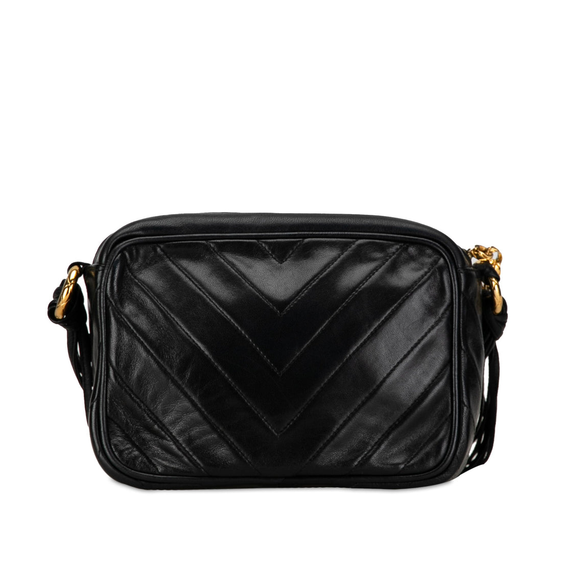 Chanel CC Quilted Lambskin Tassel Camera Bag