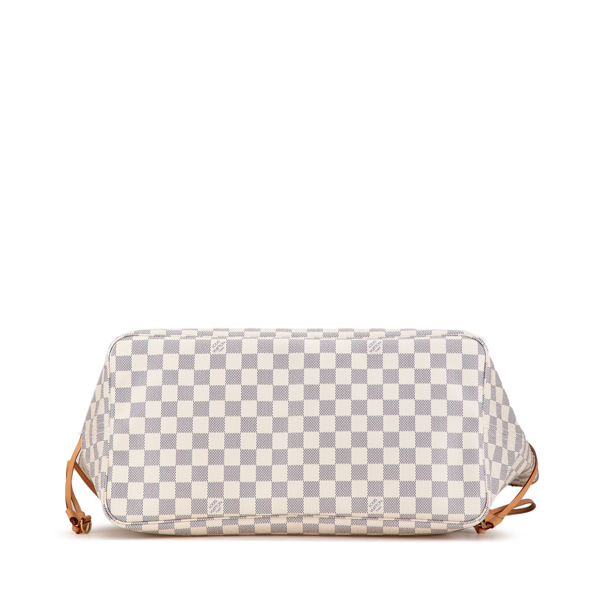 White Louis Vuitton Damier Azur Neverfull GM Tote Bag