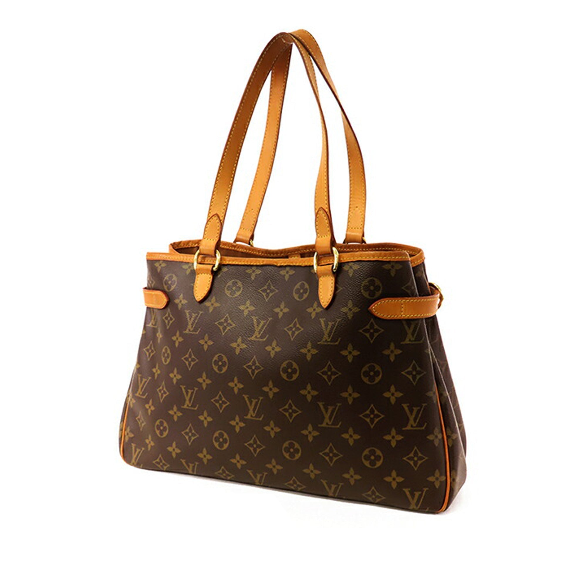 Brown Louis Vuitton Monogram Batignolles Horizontal Tote Bag