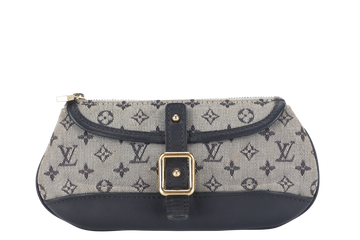 LOUIS VUITTON SOPHIE POCHETTE (M92672) BLACK MINI LIN MONOGRAM GOLD HARDWARE NO DUST COVER