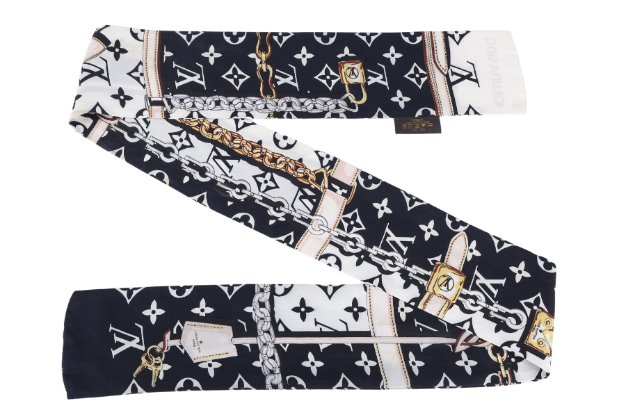 LOUIS VUITTON MONOGRAM CONFIDENTIAL BANDEAU (M78656) BLACK COLOR NO BOX