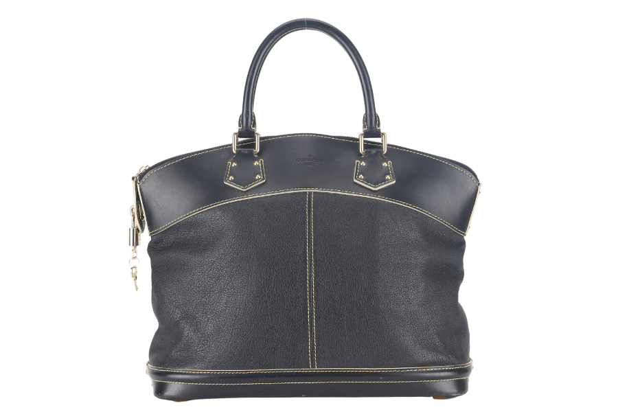 LOUIS VUITTON LOCKIT SUHALI PM BLACK LEATHER GOLD HARDWARE NO DUST COVER