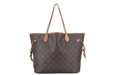 LOUIS VUITTON NEVERFULL MM (M40156) BROWN CANVAS MONOGRAM GOLD HARDWARE NO DUST COVER
