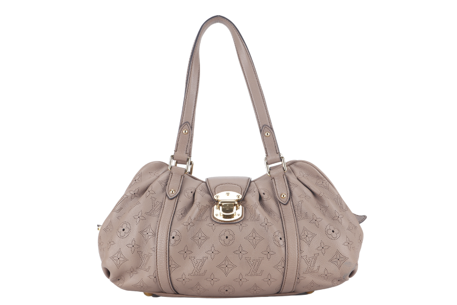 LOUIS VUITTON LUNAR PM BROWN MAHINA LEATHER GOLD HARDWARE NO DUST COVER