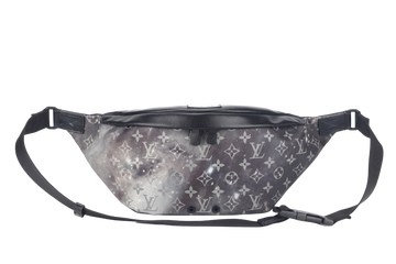 LOUIS VUITTON GALAXY DISCOVERY (M44444) CANVAS MONOGRAM BLACK BUMBAG BLACK HARDWARE WITH DUST COVER
