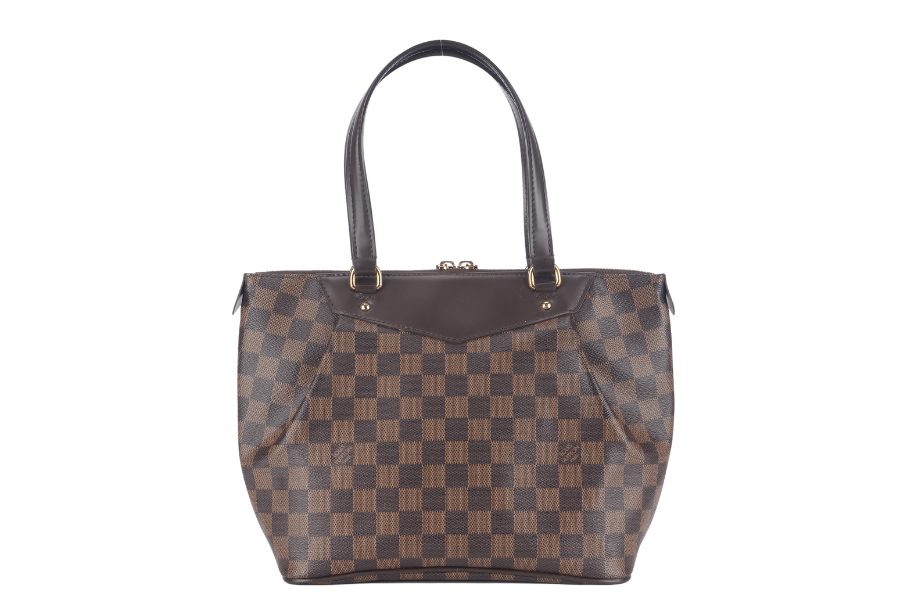 LOUIS VUITTON WESTMINSTER PM (N41102) DAMIER EBENE GOLD HARDWARE NO DUST COVER