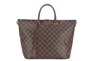 LOUIS VUITTON BELMONT TOTE BAG (N63169) DAMIER EBENE CANVAS WITH DUST COVER, LOCK & KEYS
