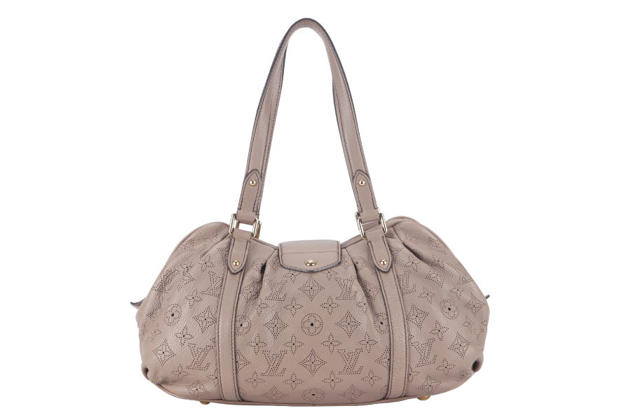 LOUIS VUITTON LUNAR PM BROWN MAHINA LEATHER GOLD HARDWARE NO DUST COVER