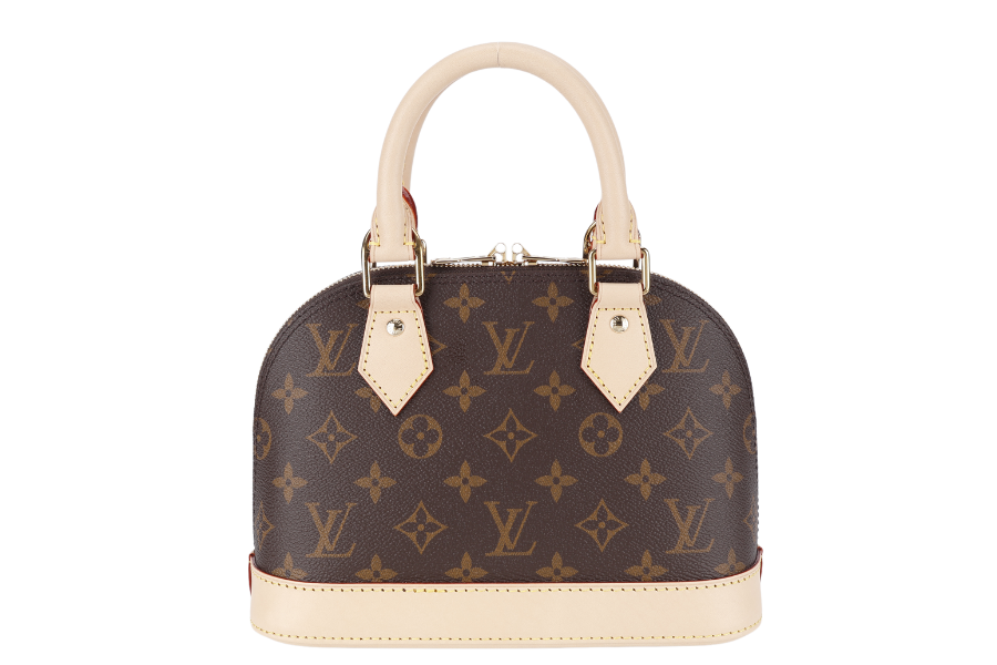 LOUIS VUITTON M46990 MONOGRAM ALMA BB WITH DUST COVER AND BOX