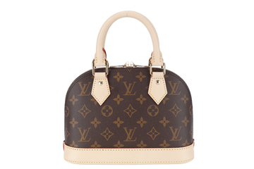 LOUIS VUITTON M46990 MONOGRAM ALMA BB WITH DUST COVER AND BOX
