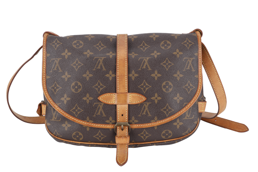 LOUIS VUITTON MONOGRAM CANVAS CHANTILLY CLOTH CROSSBODY BAG GOLD HARDWARE NO DUST COVER