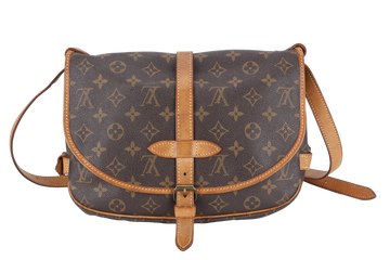 LOUIS VUITTON MONOGRAM CANVAS CHANTILLY CLOTH CROSSBODY BAG GOLD HARDWARE NO DUST COVER