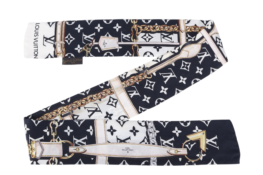 LOUIS VUITTON MONOGRAM CONFIDENTIAL BANDEAU (M78656) BLACK COLOR NO BOX