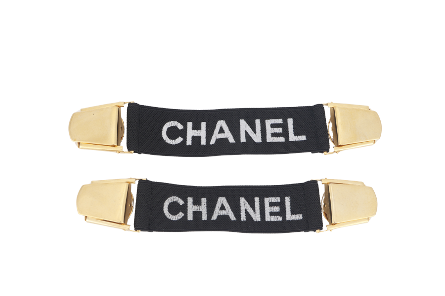 CHANEL SUSPENDERS PAIR