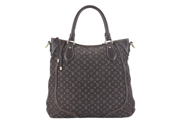 LOUIS VUITTON MINI LIN BASACE ANGELA (M95617) MONOGRAM CANVAS BROWN LEATHER TRIM GOLD HARDWARE WITH STRAP