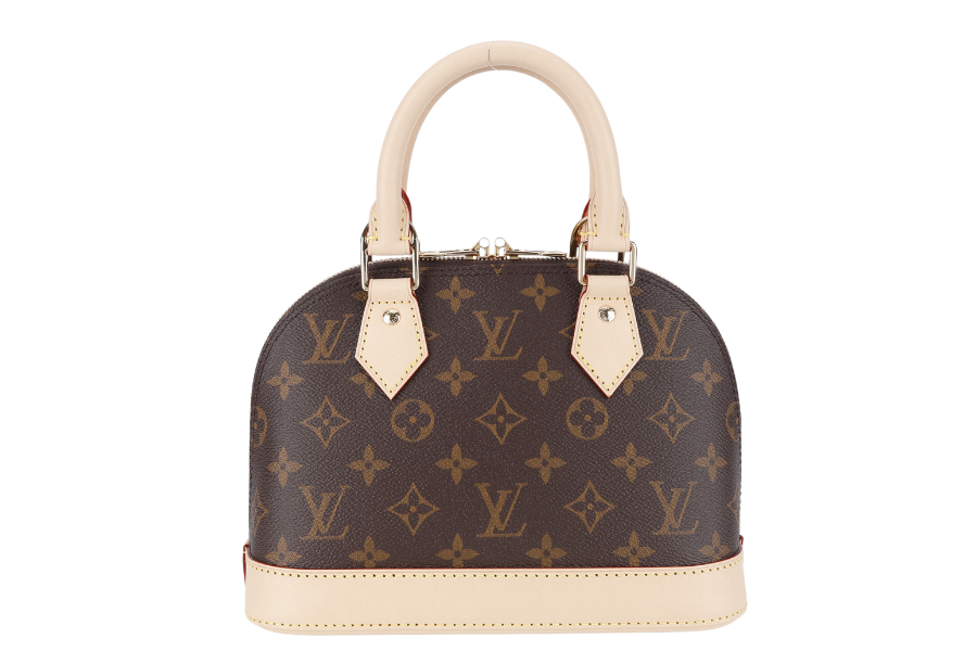 LOUIS VUITTON M46990 MONOGRAM ALMA BB WITH DUST COVER AND BOX