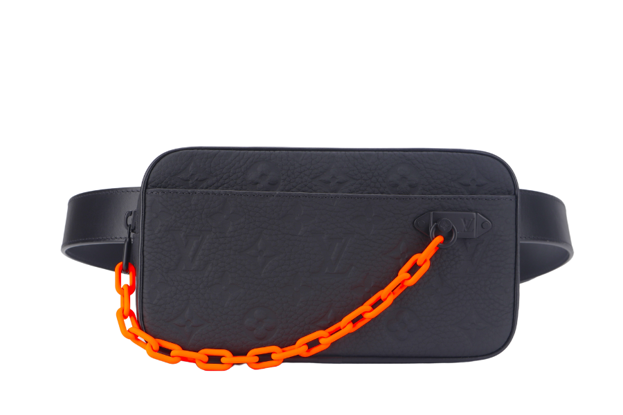 LOUIS VUITTON POCHETTE VOLGA BELT BAG MONOGRAM EMPREINTE LEATHER BLACK HARDWARE (YEAR 2022) WITH BELT AND DUST COVER