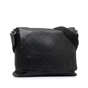 Black Louis Vuitton Damier Infini District MM Crossbody Bag