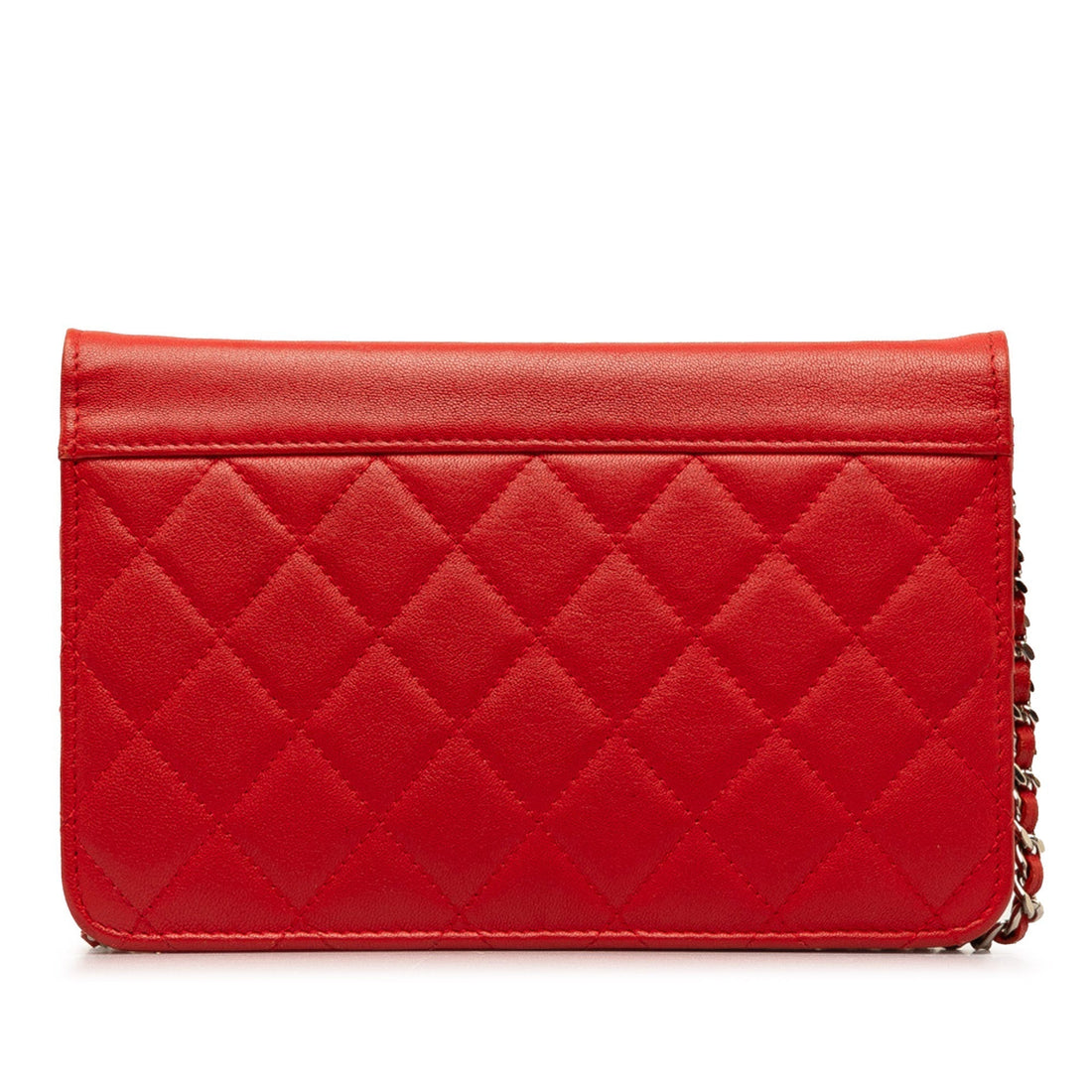 Chanel CC Lambskin Wallet on Chain Crossbody Bag