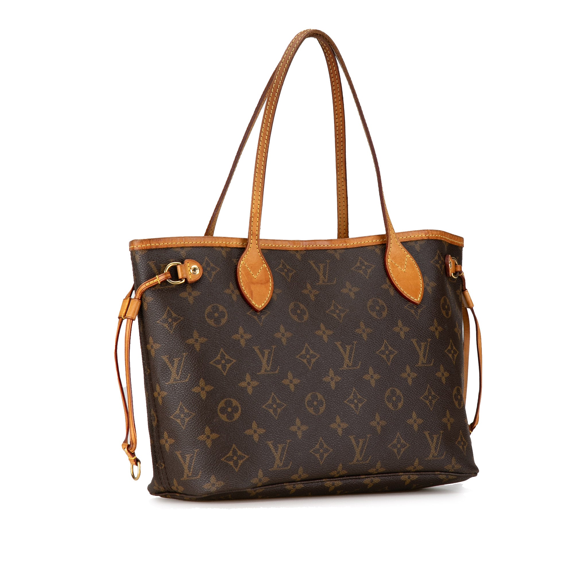 Brown Louis Vuitton Monogram Neverfull PM Tote Bag