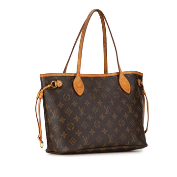 Brown Louis Vuitton Monogram Neverfull PM Tote Bag
