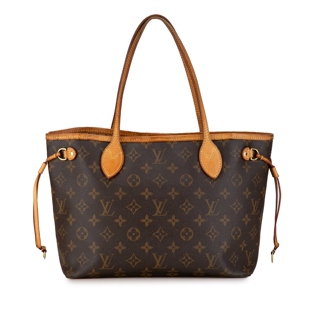Brown Louis Vuitton Monogram Neverfull PM Tote Bag