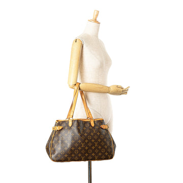 Brown Louis Vuitton Monogram Batignolles Horizontal Tote Bag