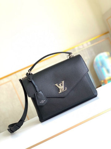 LV Mylockme Satchel Black For Womtlm,  Shoulder And Crossbody Bags 11in/28cm LV M54849