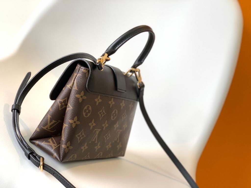 LV Locky BB Monogram Canvas Black For Womtlm, Womtlm’s Handbags, Shoulder And Crossbody Bags 7.9in/20cm LV M44141