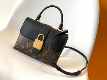 LV Locky BB Monogram Canvas Black For Womtlm, Womtlm’s Handbags, Shoulder And Crossbody Bags 7.9in/20cm LV M44141