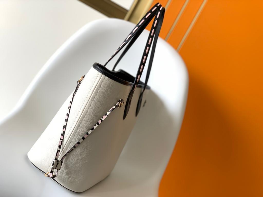 LV Neverfull MM Tote Bag Wild At Heart Monogram Empreinte Cream For Womtlm,  Shoulder Bags 12.2in/31cm LV M58525
