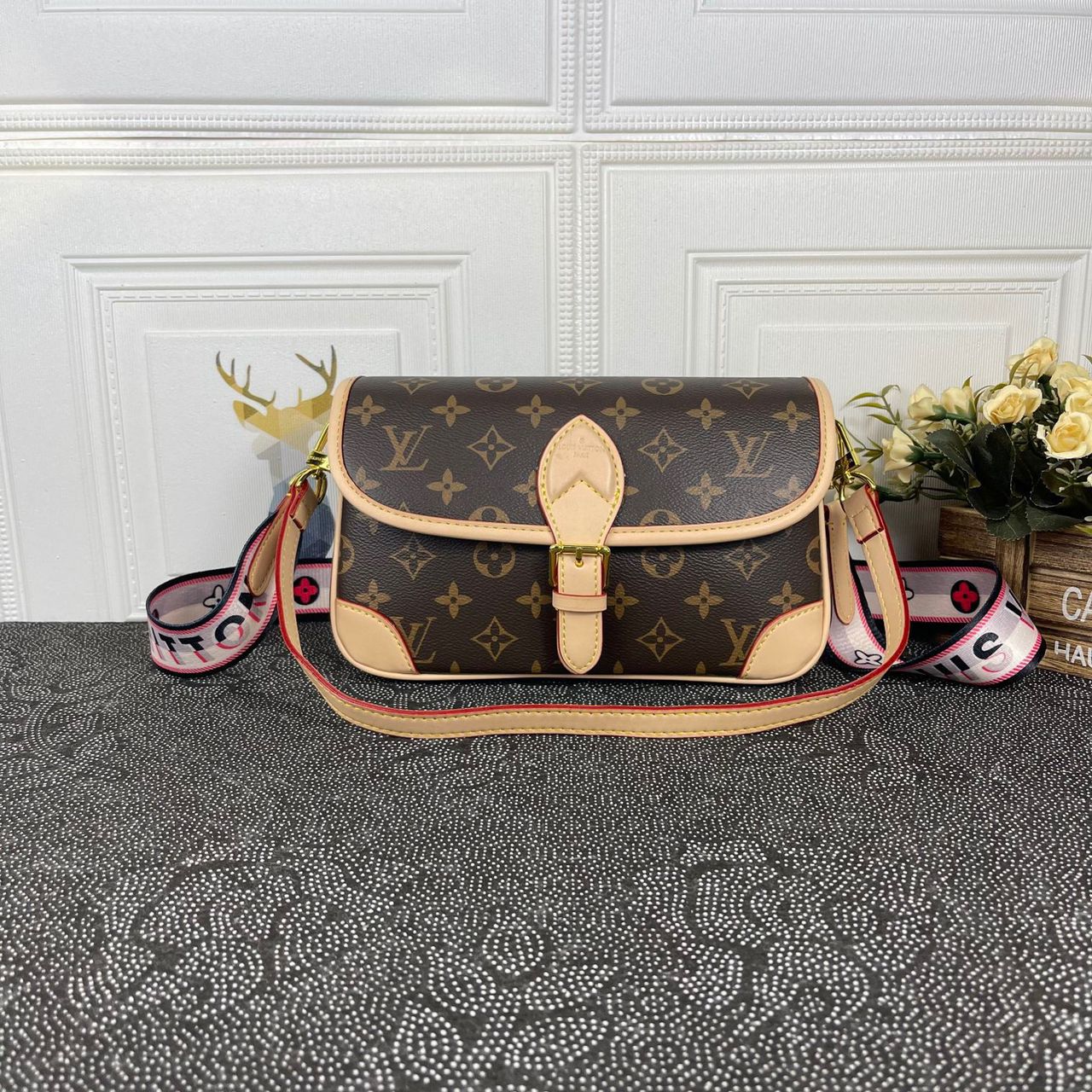LV Diane Monogram Canvas For Womtlm, Womtlm’s Handbags, Shoulder Bags 9.4in/24cm LV M45985