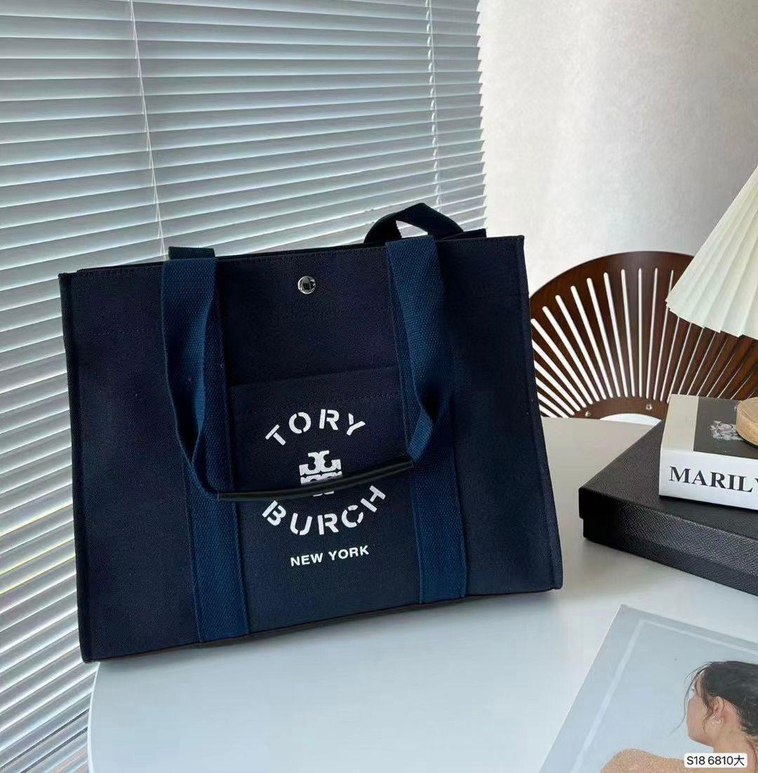 Tory Burch Denim Tote Bag  New Model 2025 (blue)