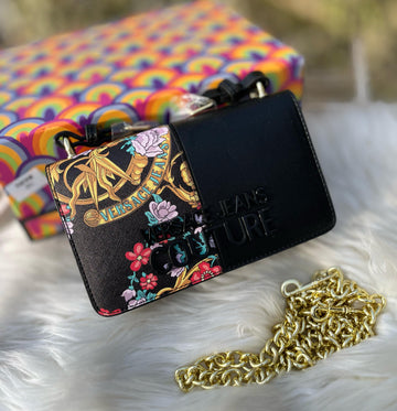 Versace Crossbody Shoulder Bag  Timeless Luxury (Black-3)