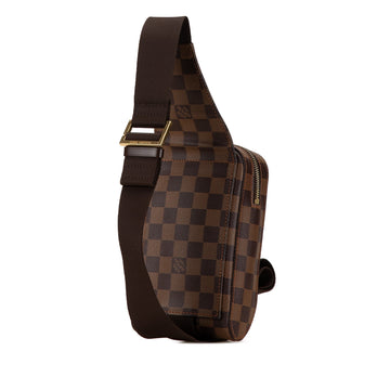Brown Louis Vuitton Damier Ebene Geronimos Crossbody Bag