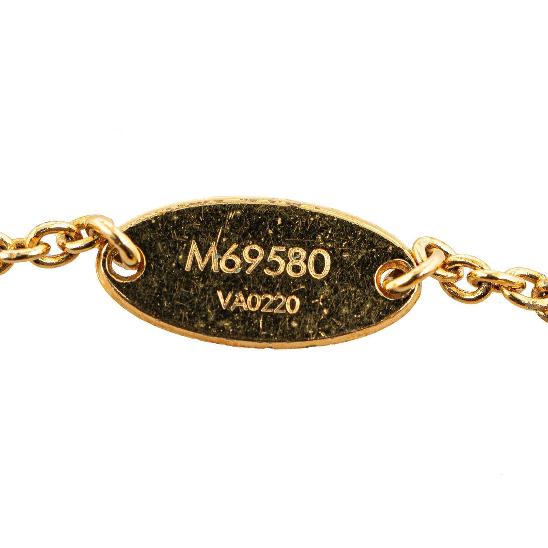 Gold Louis Vuitton Essential V Bracelet