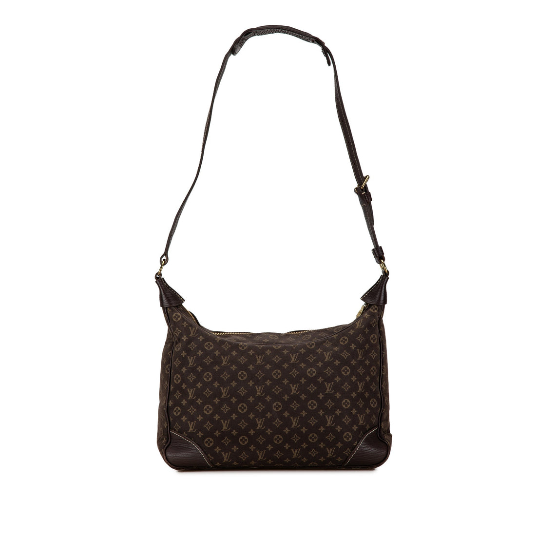 Black Louis Vuitton Monogram Mini Lin Boulogne Shoulder Bag
