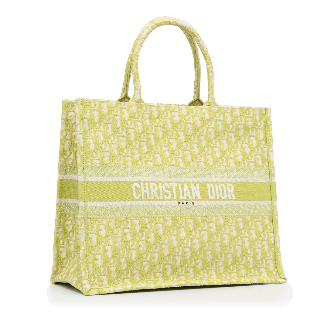 Dior Book Tote Green Oblique Canvas