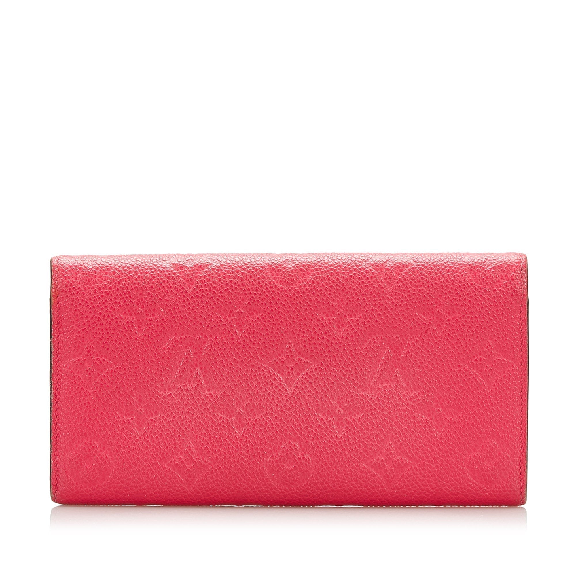 LOUIS VUITTON Empreinte Emilie Wallet Red