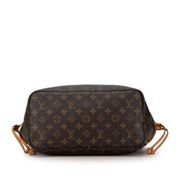 Brown Louis Vuitton Monogram Neverfull MM Tote Bag