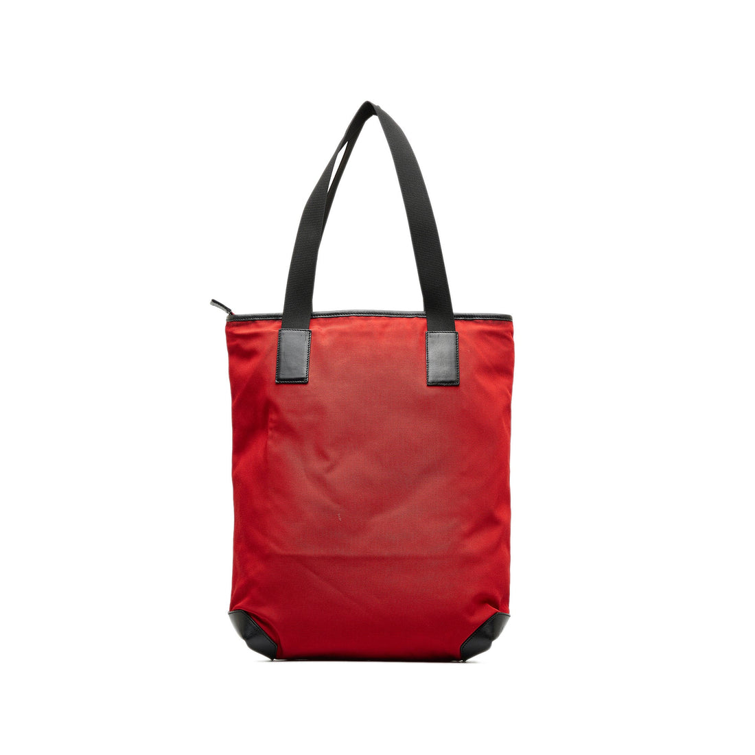 Red Gucci Nylon Tote Bag
