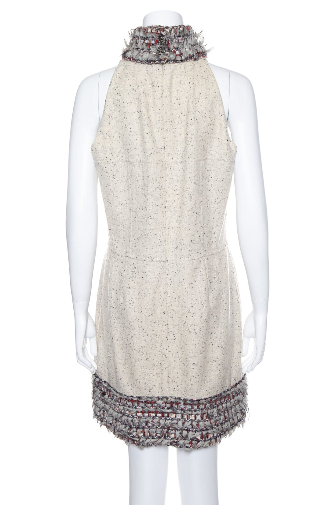 Chanel Multicolor Fantasy Tweed Sleeevless Dress SZ 40